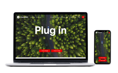 ChargeNet webpage